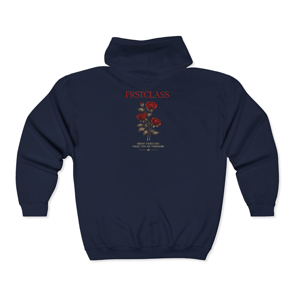 FRSTCLASS Legacy Roses Zip Hoodie – Premium Edition